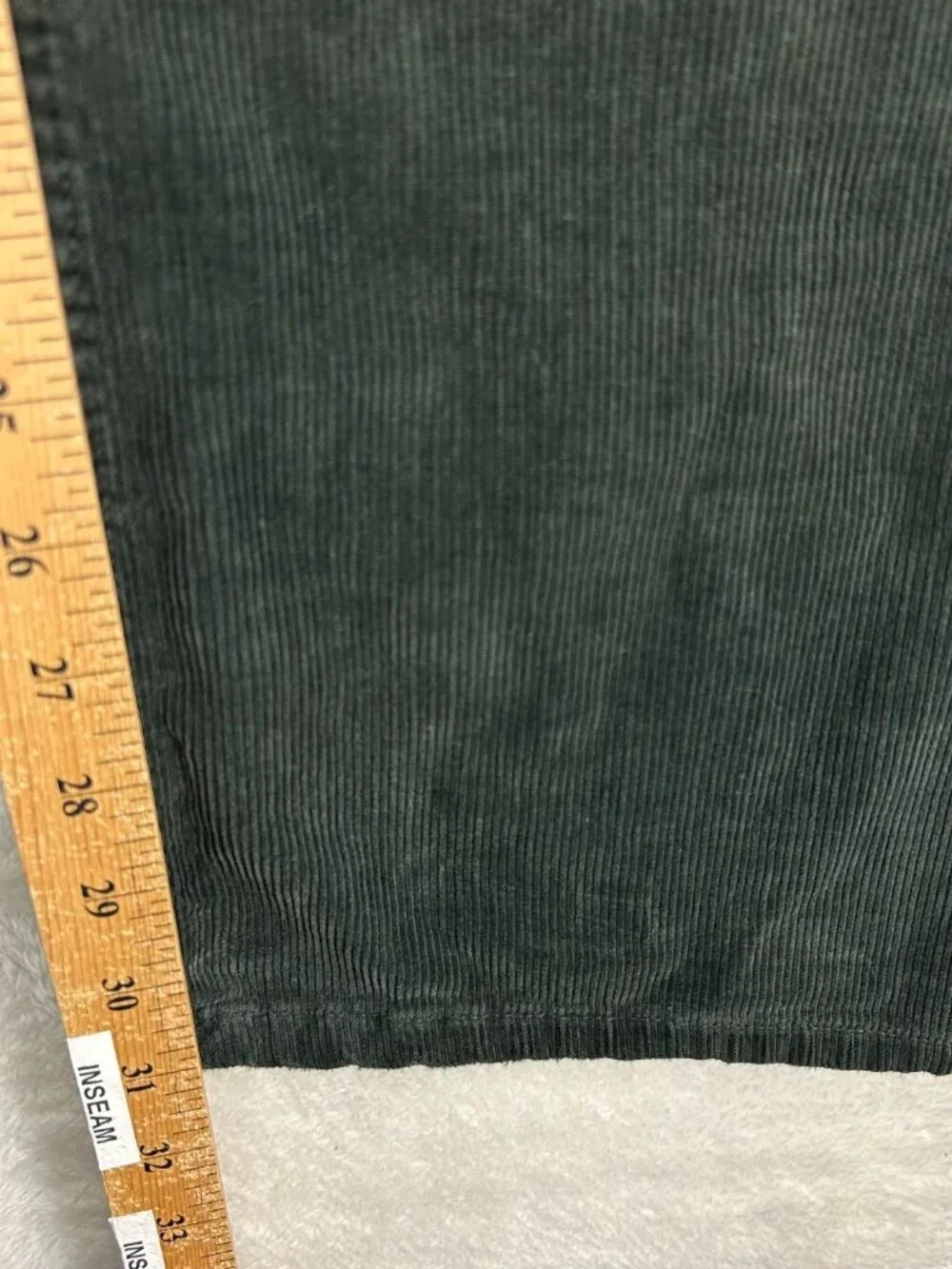 Vintage Polo By Ralph Lauren Corduroy Pants Mens 38x32 Green Straight Leg Preppy
